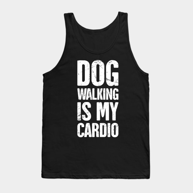 Funny Dog Walking Gift For Dog Walker Tank Top by MeatMan